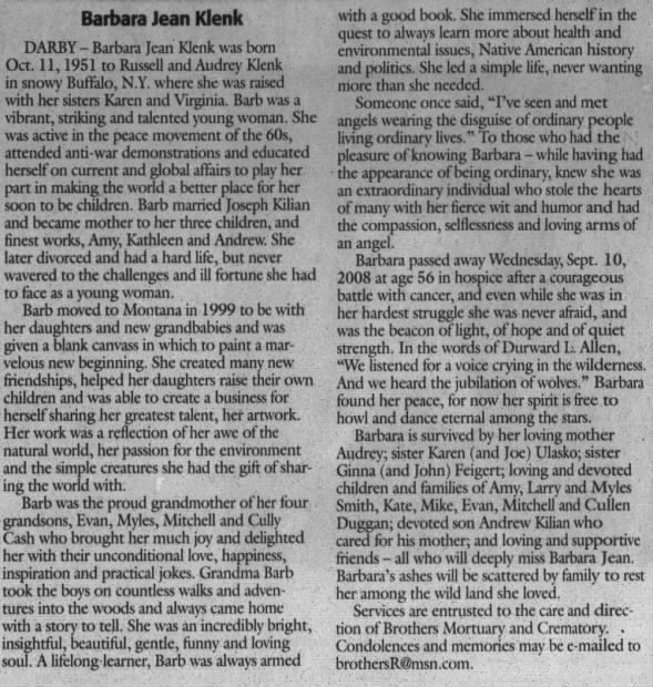 Barb Obit
